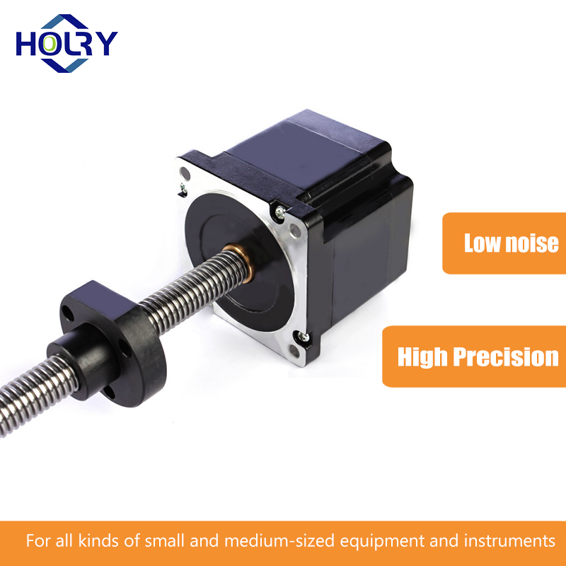 Holry NEMA 23 Motor paso a paso Actuador lineal de tornillo de plomo: Externo Tr8 57 mm x 56 mm Bipolar 2 Fase 1.8 Grado 3 A / Fase