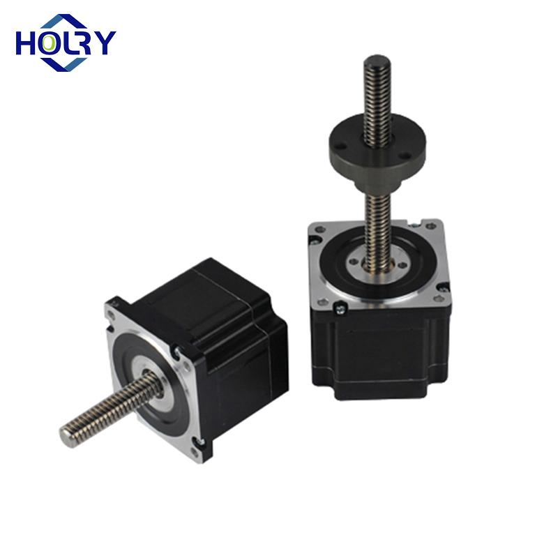 Holry Tr8 Motor paso a paso de accionamiento directo con tornillo de plomo Nema 34: Externo 86 mm x 86 mm Bipolar 200 pasos/Rev 1,8 grados 2 fases