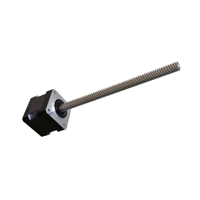 Motor paso a paso NEMA 17 con actuador lineal de husillo de bolas: 1204 42 mm de diámetro Bipolar 2 fases 1,8 grados